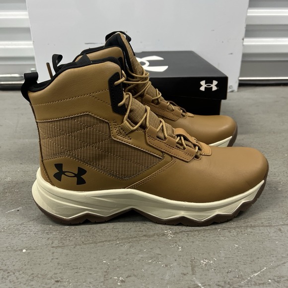 Under Armour UA Stellar G2 6" Tactical‎ Boots Hiking 3025578-200 Men's Size 8 - Picture 1 of 8
